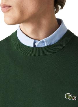 Sudadera Lacoste Tricot Verde Para Hombre