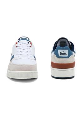 Zapatillas Lacoste T-Clip Blanco Para Hombre