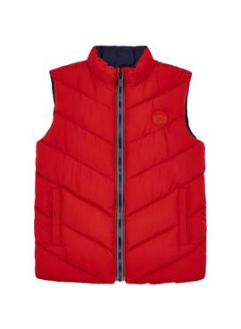 Chaleco Mayoral Acolchado Pluma Rojo Para Niño