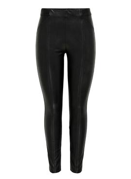 Leggings Only Jessie Faux Leather Negro Para Mujer