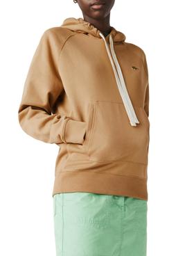 Sudadera Lacoste Sweatshirt Lavalliere Beige