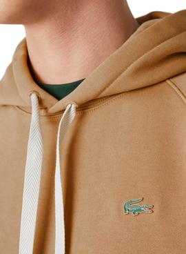 Sudadera Lacoste Sweatshirt Lavalliere Beige