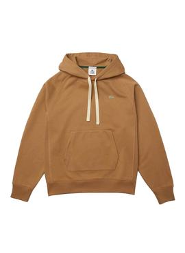 Sudadera Lacoste Sweatshirt Lavalliere Beige