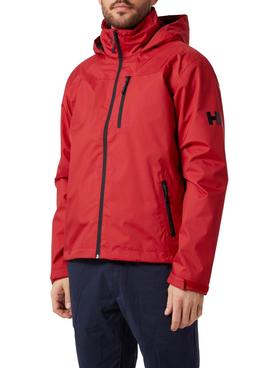 Cazadora Helly Hansen Crew Midlayer Hooded Rojo