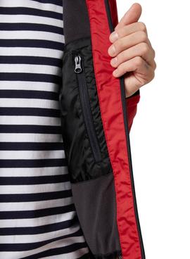 Cazadora Helly Hansen Crew Midlayer Hooded Rojo