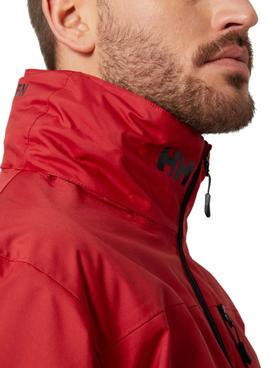 Cazadora Helly Hansen Crew Midlayer Hooded Rojo