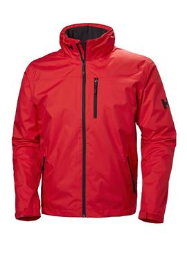 Cazadora Helly Hansen Crew Midlayer Hooded Rojo