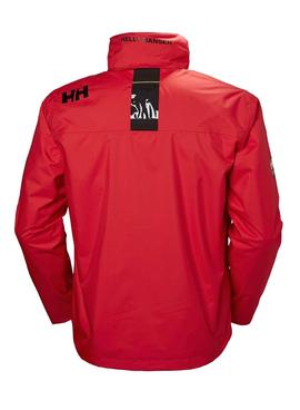 Cazadora Helly Hansen Crew Midlayer Hooded Rojo