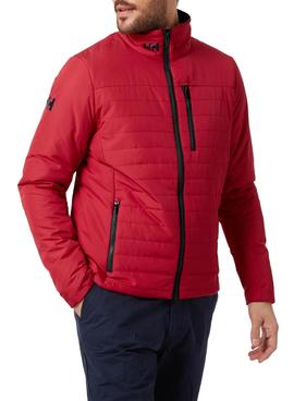 Chaqueta Helly Hansen Crew Insulator Rojo Hombre