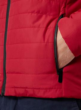 Chaqueta Helly Hansen Crew Insulator Rojo Hombre