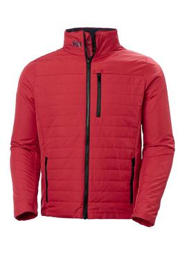 Chaqueta Helly Hansen Crew Insulator Rojo Hombre