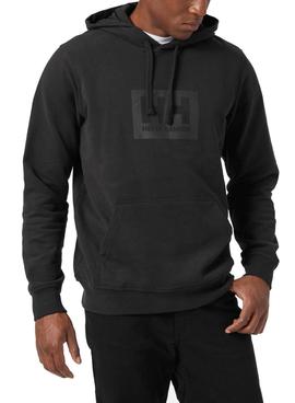 Sudadera Helly Hansen Box Hoodie Negro Para Hombre