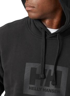 Sudadera Helly Hansen Box Hoodie Negro Para Hombre