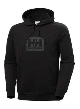 Sudadera Helly Hansen Box Hoodie Negro Para Hombre