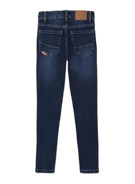 Pantalon Mayoral Denim Skinny Fit Oscuro Para Niño