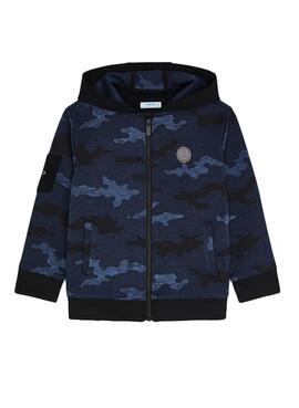 Sudadera Mayoral Camuflaje Marino Para Niño