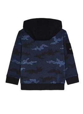 Sudadera Mayoral Camuflaje Marino Para Niño