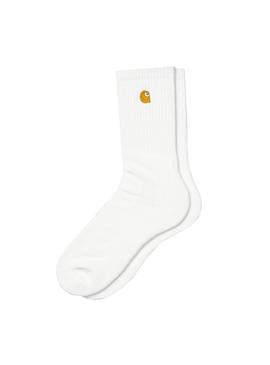 Calcetines Carhartt Chase Blanco Dorado Unisex