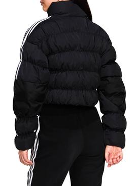Chaqueta Adidas Corta Puffer Negro Para Mujer
