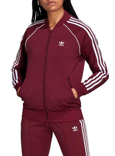 Chaqueta Adidas Sst Primeblue Granate Mujer