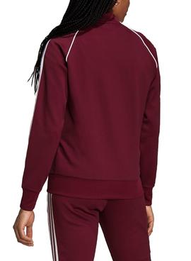 Chaqueta Adidas Sst Primeblue Granate Para Mujer