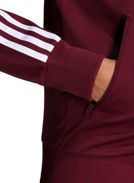 Chaqueta Adidas Sst Primeblue Granate Para Mujer