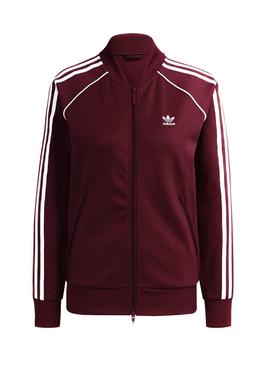Chaqueta Adidas Sst Primeblue Granate Para Mujer