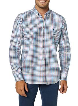 Camisa El Pulpo Espiga Cuadro Ventana Verde Hombre