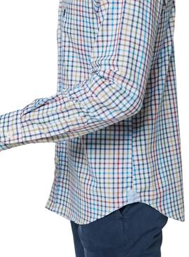 Camisa El Pulpo Espiga Cuadro Ventana Verde Hombre