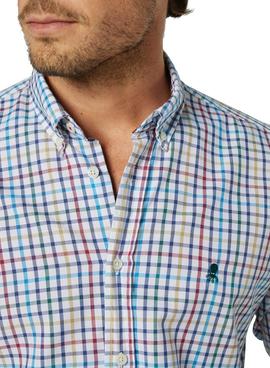 Camisa El Pulpo Espiga Cuadro Ventana Verde Hombre