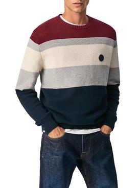 Jersey Pepe Jeans Maxi Rayas Francis Para Hombre