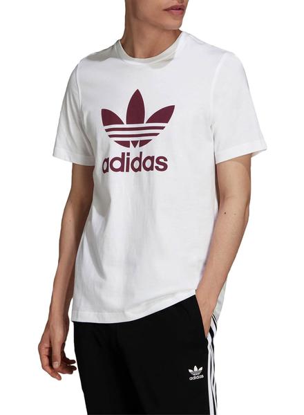 Camiseta Trefoil Blanco Para