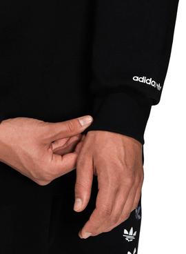 Sudadera Adidas Adicolor Shattered Trefoil Negro