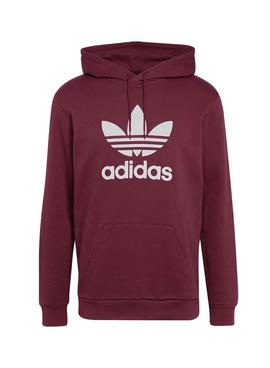 Sudadera Adidas Adicolor Classics Trefoil Granate