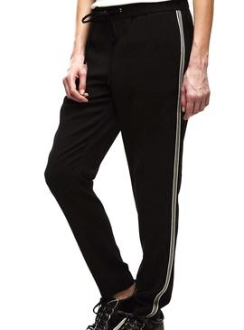 Pantalon Naf Naf Jogger Negro Mujer