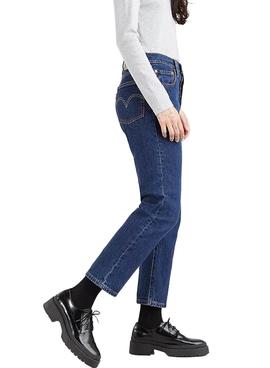 Pantalon Vaquero Levis 501 Crop Salsa para Mujer