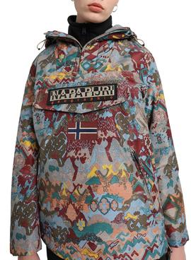 Cazadora Napapijri Rainforest Etnica para Mujer