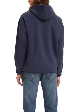 Sudadera Levis Utility Colorblock Marino y Verde