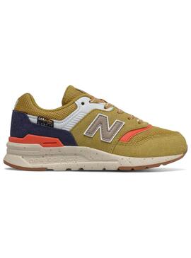 Zapatillas New Balance 997H Mostaza para Niño