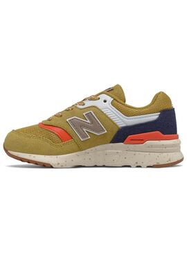 Zapatillas New Balance 997H Mostaza para Niño