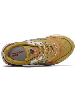 Zapatillas New Balance 997H Mostaza para Niño