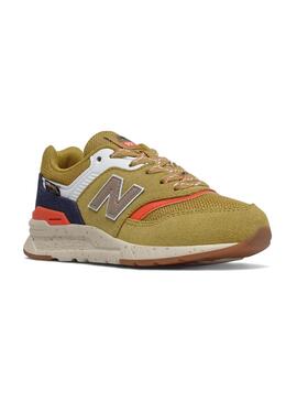 Zapatillas New Balance 997H Mostaza para Niño