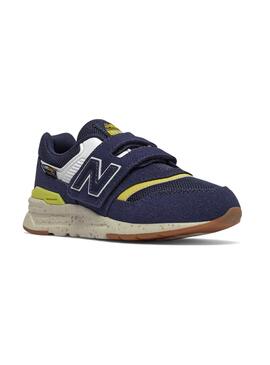 Zapatillas New Balance 997H Velcro Azul Marino