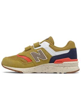 Zapatillas New Balance 997H Velcro Mostaza