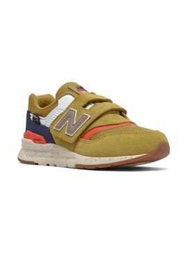 Zapatillas New Balance 997H Velcro Mostaza