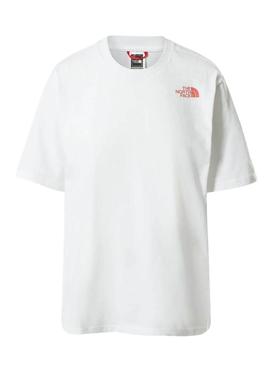 Camiseta The North Face Redbox Blanco Para Mujer