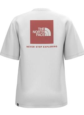 Camiseta The North Face Redbox Blanco Para Mujer