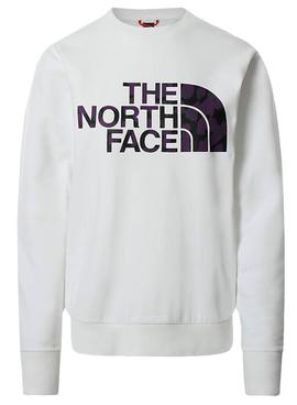 Sudadera The North Face Standard Blanco Leopardo