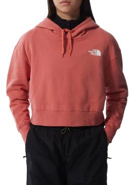 Sudadera The North Face Trend Crop HD Rosa Mujer