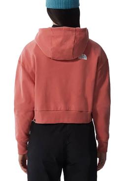 Sudadera The North Face Trend Crop HD Rosa Mujer